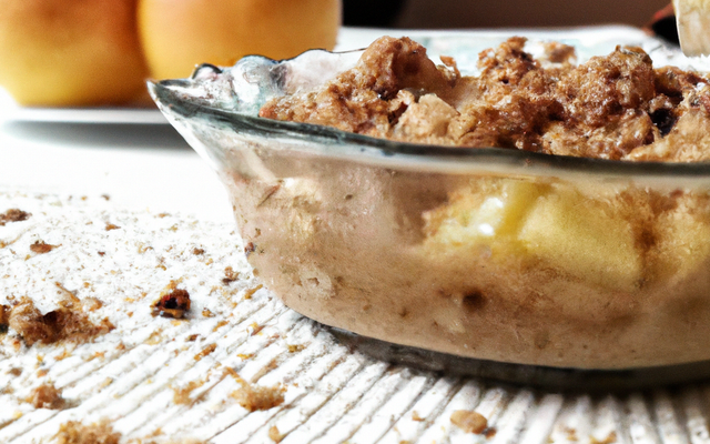 Apple crumble