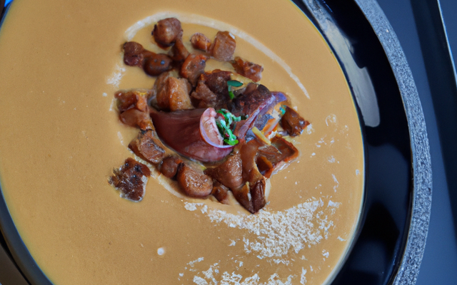 Velouté de marrons au foie gras