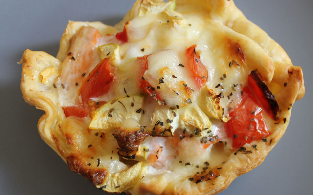 Pavés de saumon, façon tartelles