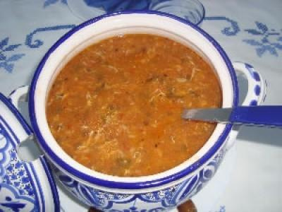 Harira au gigot d'agneau