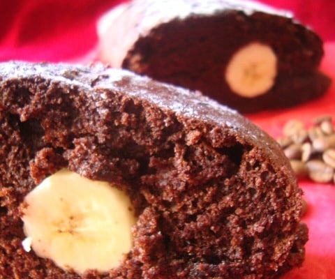 Cake "Choco-café-banane"