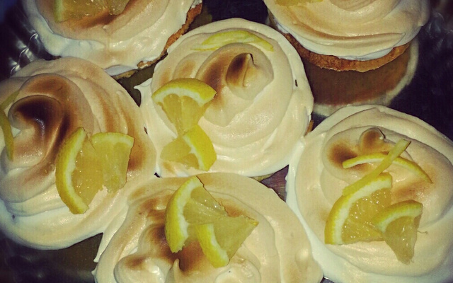 Cupcake citron-meringué
