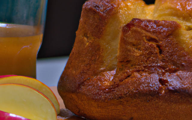 Charlotte aux pommes sirop au calvados