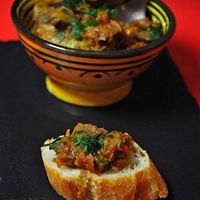 Zaalouk ou Dips d'aubergine