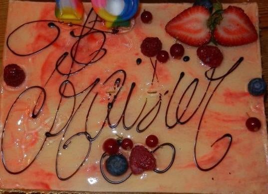 Fraisier d'anniversaire