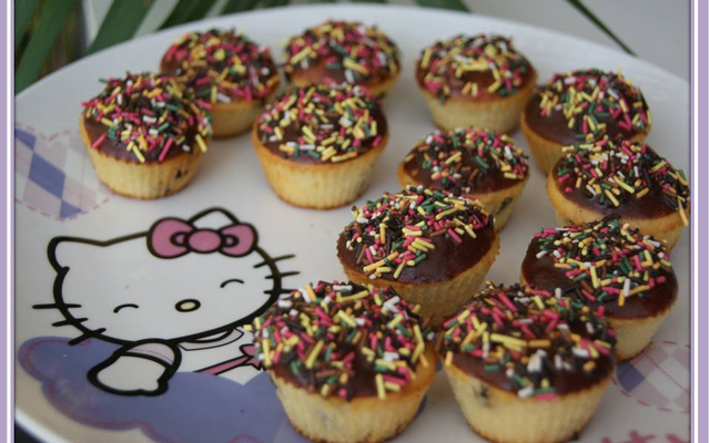 Mini Cupcake Arc en Ciel
