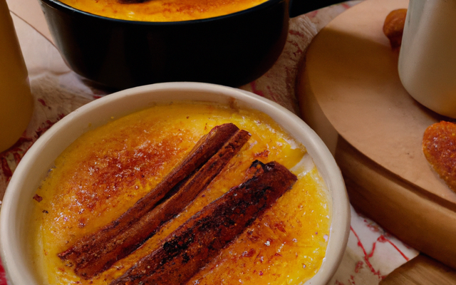 Crème brûlée au pain d'épice