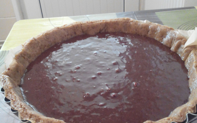 Tarte au chocolat d'automne