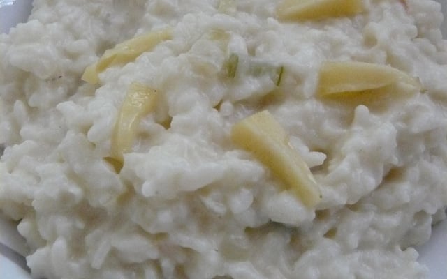Risotto crémeux au fenouil