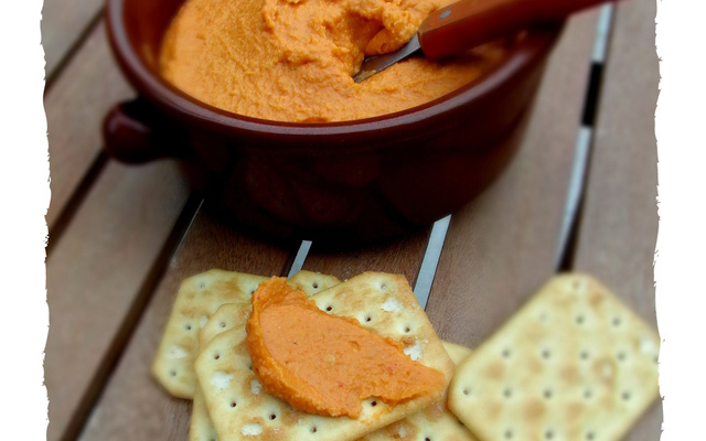 Houmous aux poivrons rouges