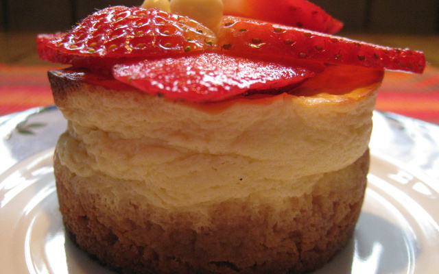 Cheese-cake au parfum de lime