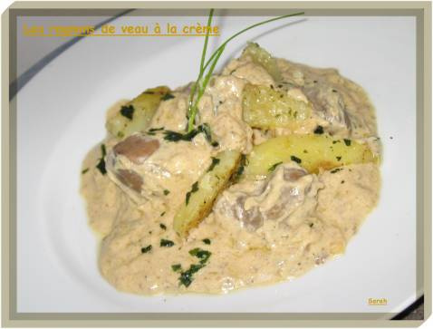 Rognons de veau à la crème