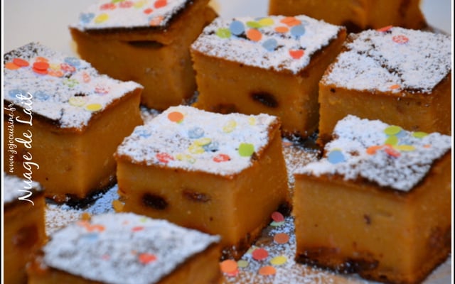 Pudding aux raisins et Rhum de Dunkerque