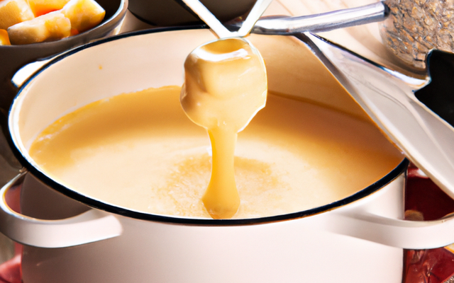 Fondue crémeuse à l'érable