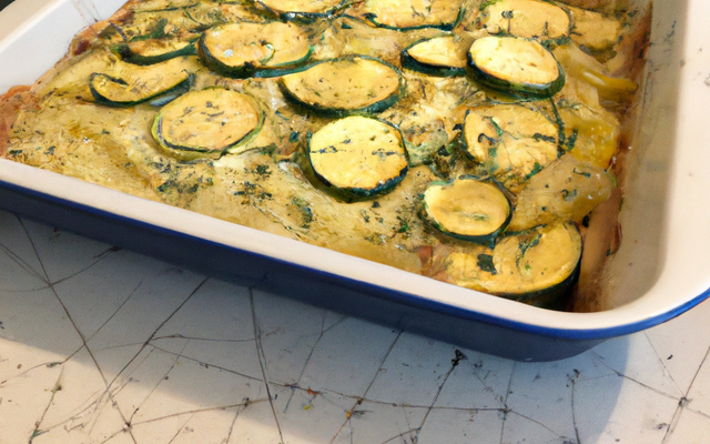 Gratin de courgettes à la pomme de terre