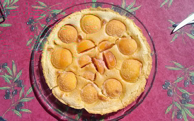 Tarte aux pêches