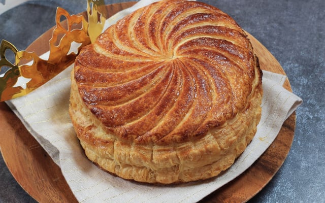 Galette des rois maison à la crème d’amandes