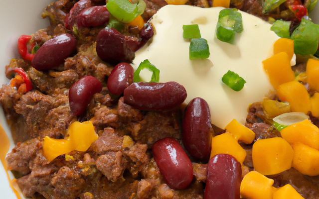 Chili con carne gourmand