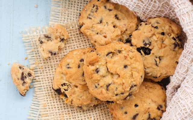 Cookies sans œufs aux pépites de chocolat