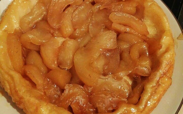 Tarte tatin au sucre vanillé