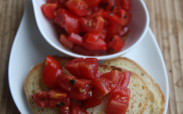 Bruschetta à la tomate traditionnelle