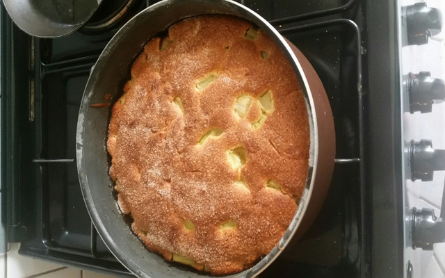 Gâteau à la rhubarbe