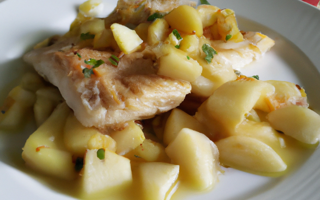 Sauté de poisson aux pommes
