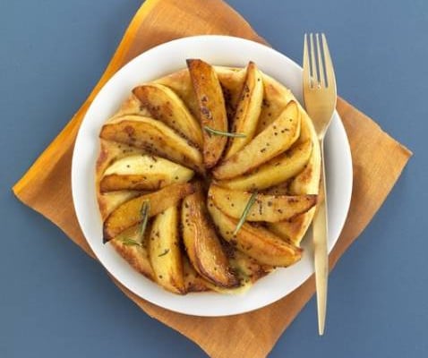 Tatin de Charlotte aux graines de moutarde