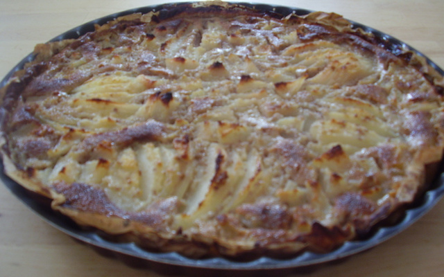 Tartes aux poires amandine