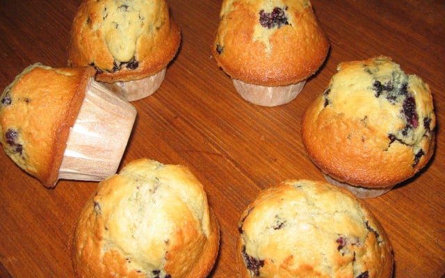 Muffins à la myrtille
