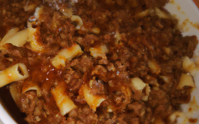 Mes pâtes à la bolognaise