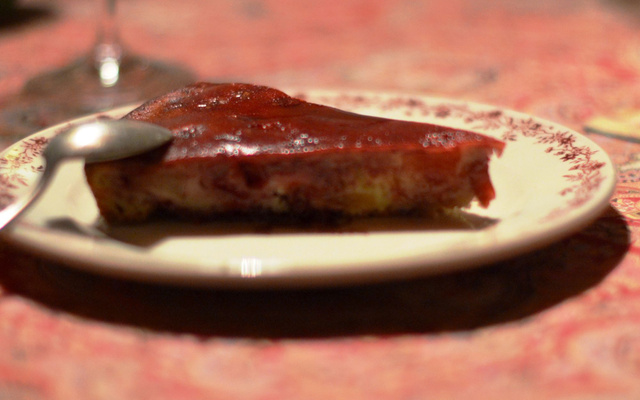 Gâteau moelleux pomme-griotte