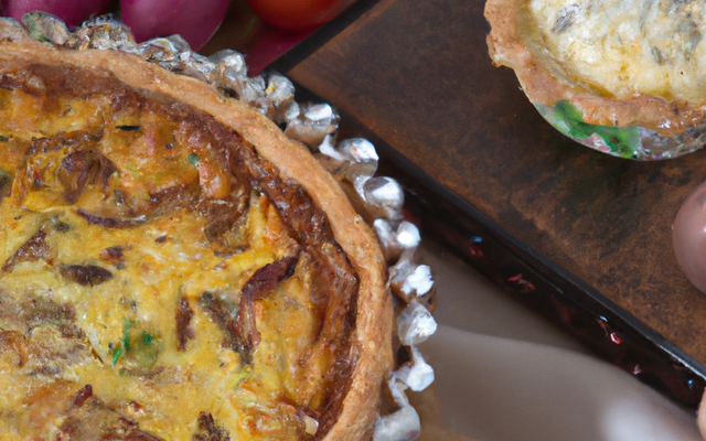 Quiche Lorraine riche en parmesan