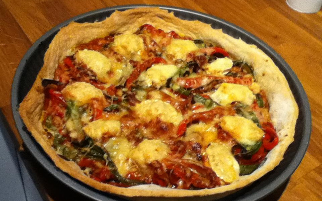 Tarte Poivron Chèvre