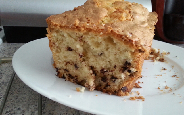 Quatre-quarts aux pépites de chocolat