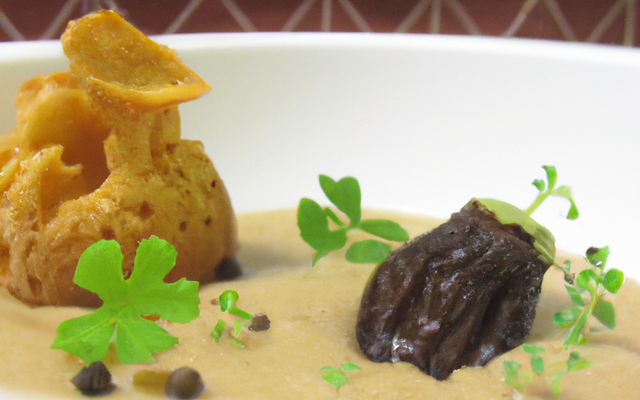 Crème de foie gras au morilles