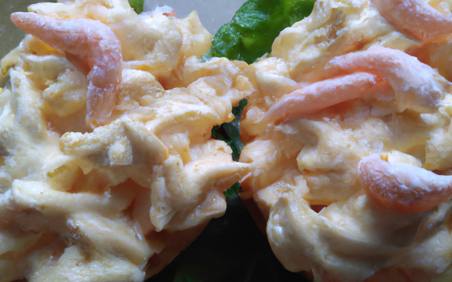 Oreillons de pêche mayonnaise