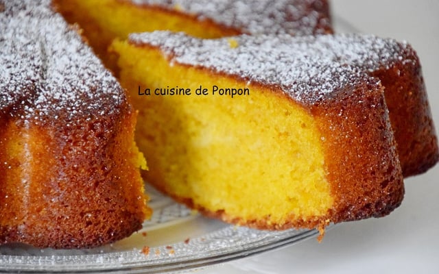 Moelleux à la confiture de potimarron