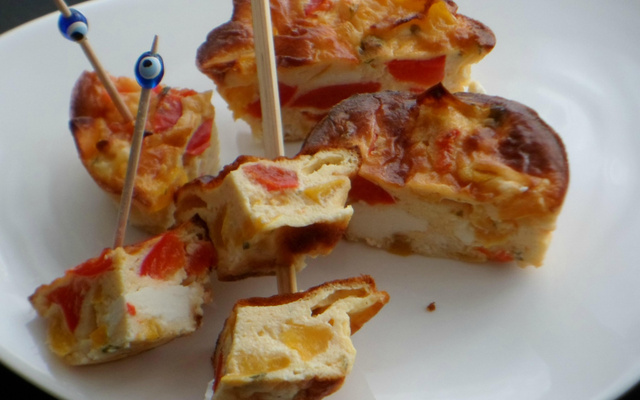 Bouchées poivron-feta
