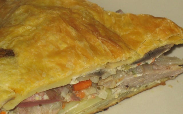 Tourte au magret et au fromage blanc