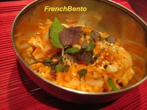 Daïkon au gingembre