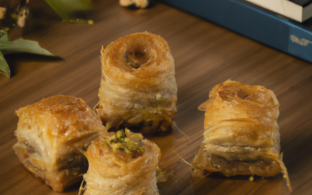 Baklawa de kadaïf traditionnel