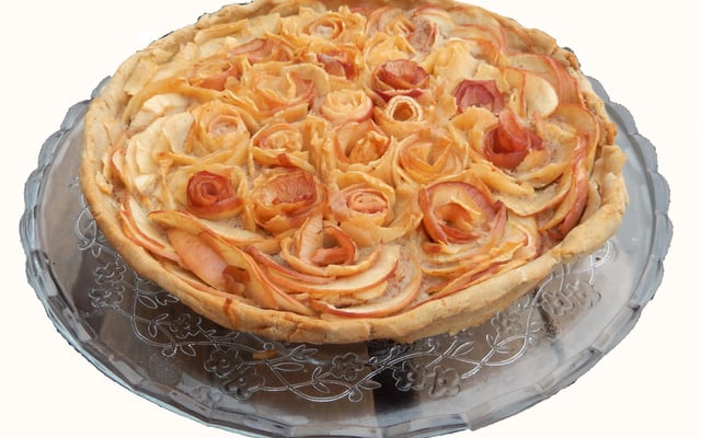 Tarte aux pommes allégée