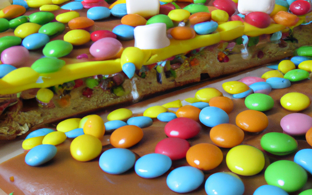 Gâteau aux Smarties