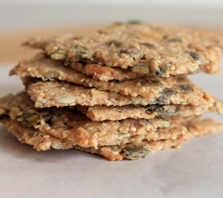Knækbrød ou crackers danois aux graines