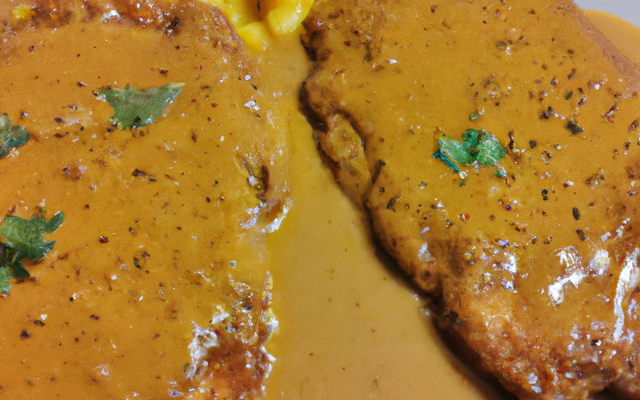 Escalope de porc à la moutarde