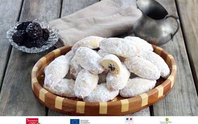 Sablés farcis à la pâte de pruneaux d'Agen