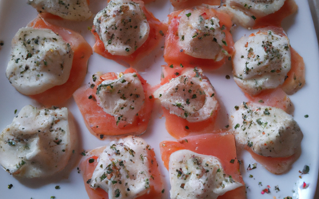 Petits cœurs de saumon au boursin