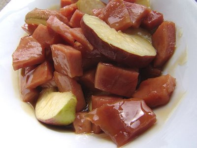 Jambon sauce orange moutarde- ketchup