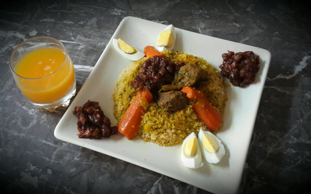 Couscous marocain au bœuf